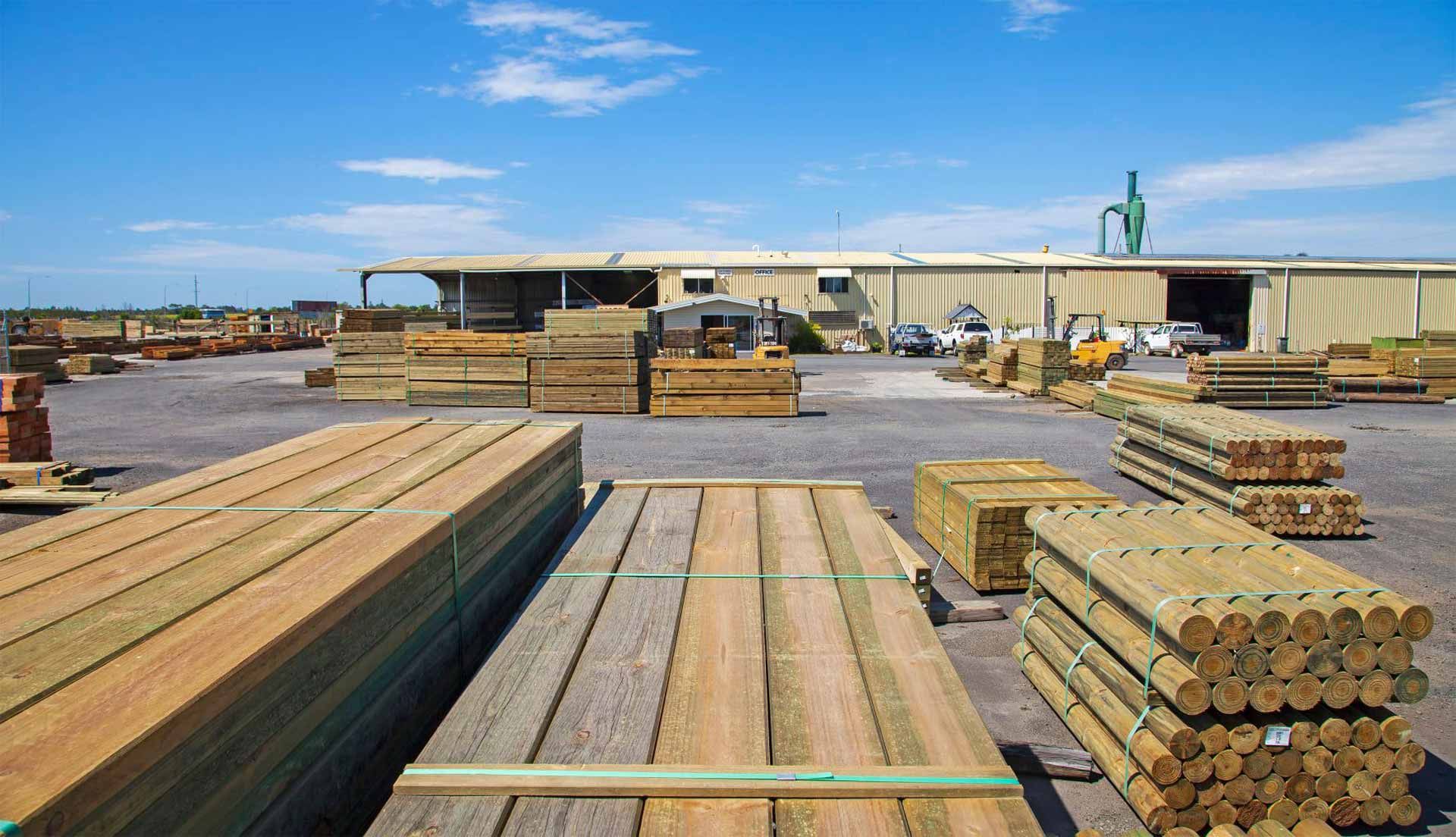 B & B Timbers yard, West Ballina